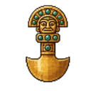 Tumi de oro/bronce